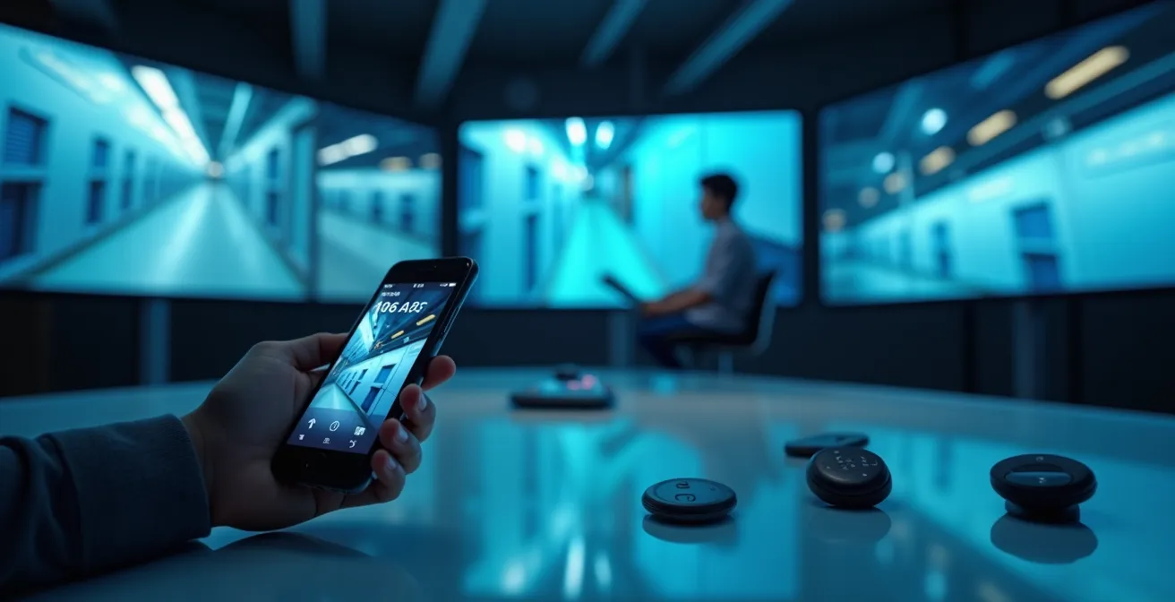 Interface de gestion digitale pour boxes de stockage avec système de surveillance