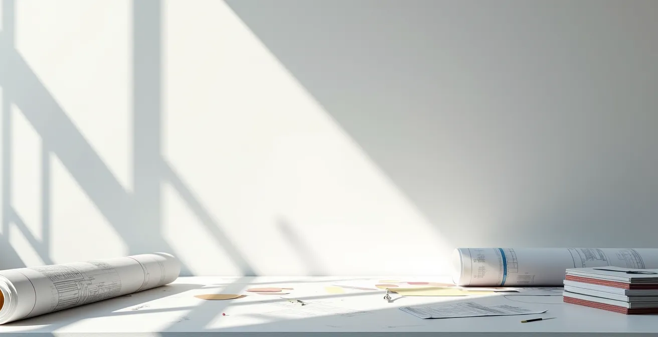 Organisation méticuleuse de documents pour expertise immobilière